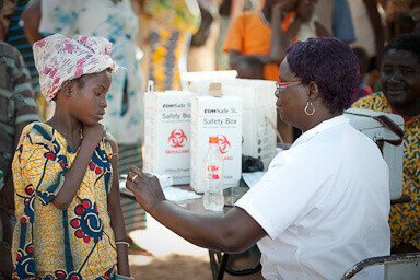 Previous investments in research to develop new vaccines, drugs, diagnostics, and other tools have led to some of the greatest advances in global health to date. Credit: PATH.