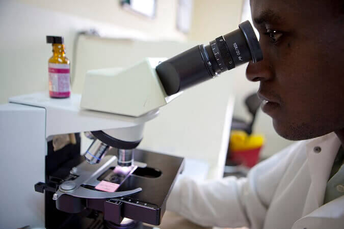 The most deadly type of malaria is Plasmodium falciparum, and is most common in sub-Saharan Africa. However, another type&mdash;Plasmodium vivax (P. vivax)&mdash;tends to be the most difficult to cure. P. vivax malaria lives dormant in the liver and can relapse, causing malaria again anywhere between a few weeks and several months after the initial bite. Photo: PATH/Evelyn Hockstein